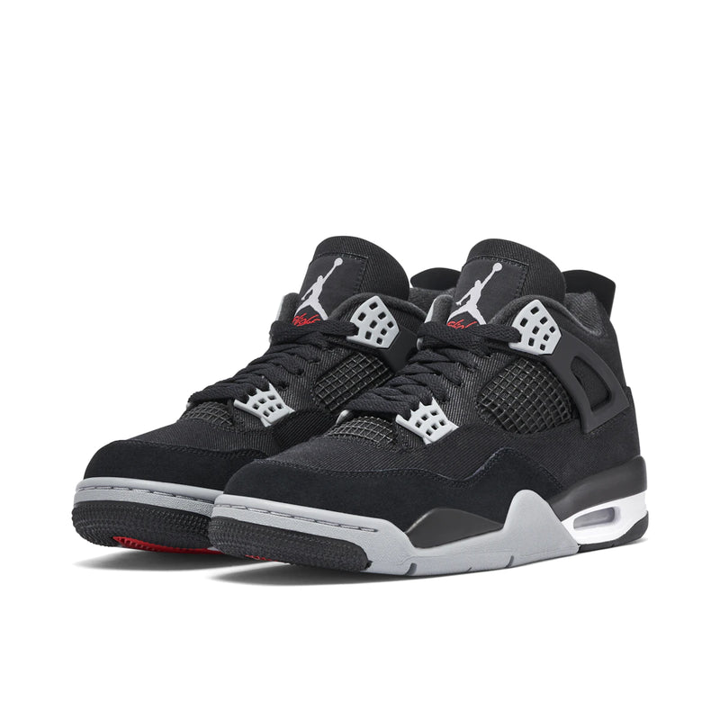 Air Jordan 4 Black Canvas