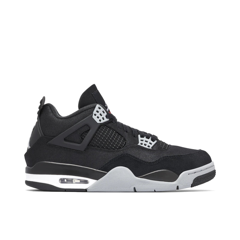 Air Jordan 4 Black Canvas