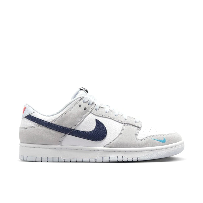 Nike Dunk Low Mini Swoosh Grey Navy